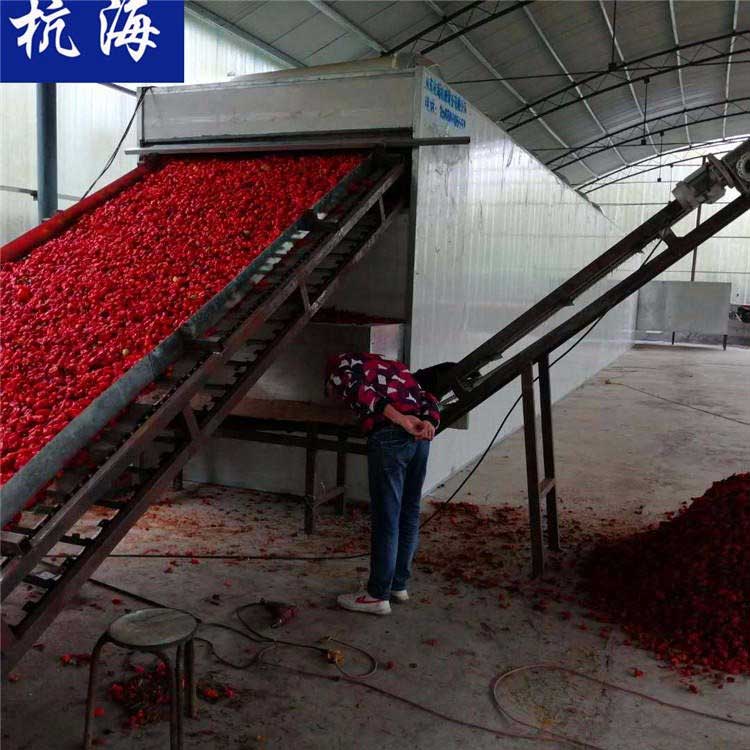 杭海機(jī)械網(wǎng)帶式烘干機(jī) 辣椒烘干脫水設(shè)備 山東烘干機(jī)廠(chǎng)家直銷(xiāo)